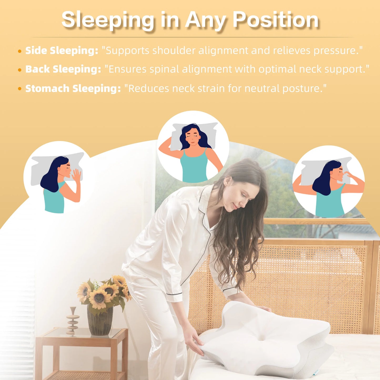 Memory Foam Sleep Pillow
